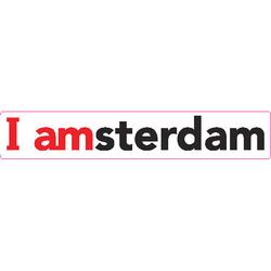 Sticker 'I Amsterdam' (5 stuks)